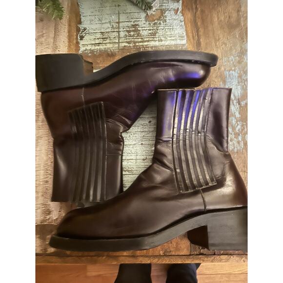 gianni barbato boots Size 10 red leather main image 12